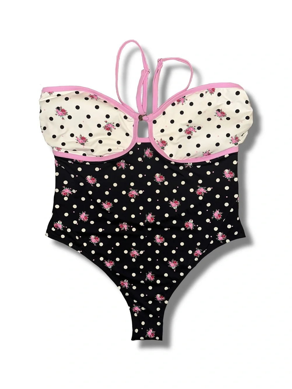 Victoria’s Secret PINK Floral Dot One Piece Swimsuit